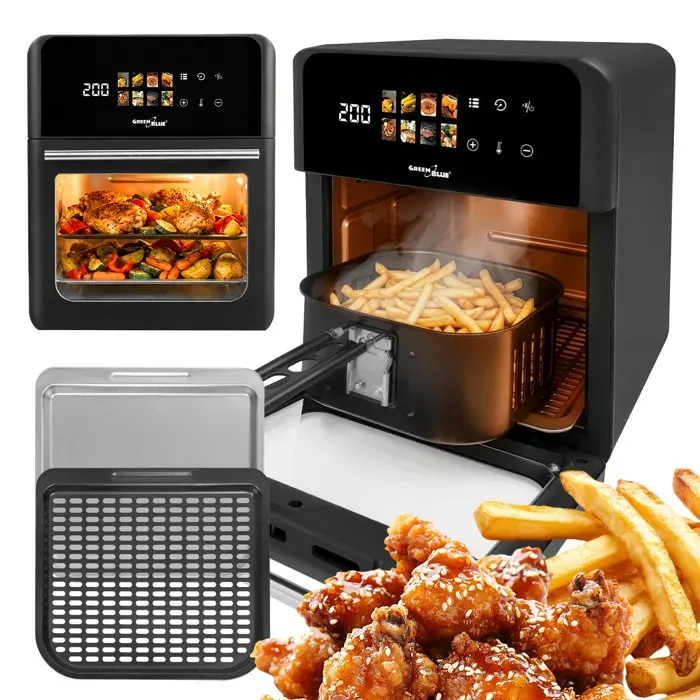 Friteuse sans huile - GREENBLUE - GB950 - 10 L - 1800 W - 8 programmes
