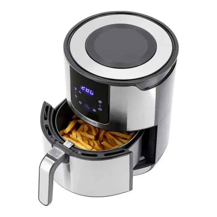 Friteuse Sans Huile Just Perfecto 4L - 1400W - Avec Plaque Grill - Acier