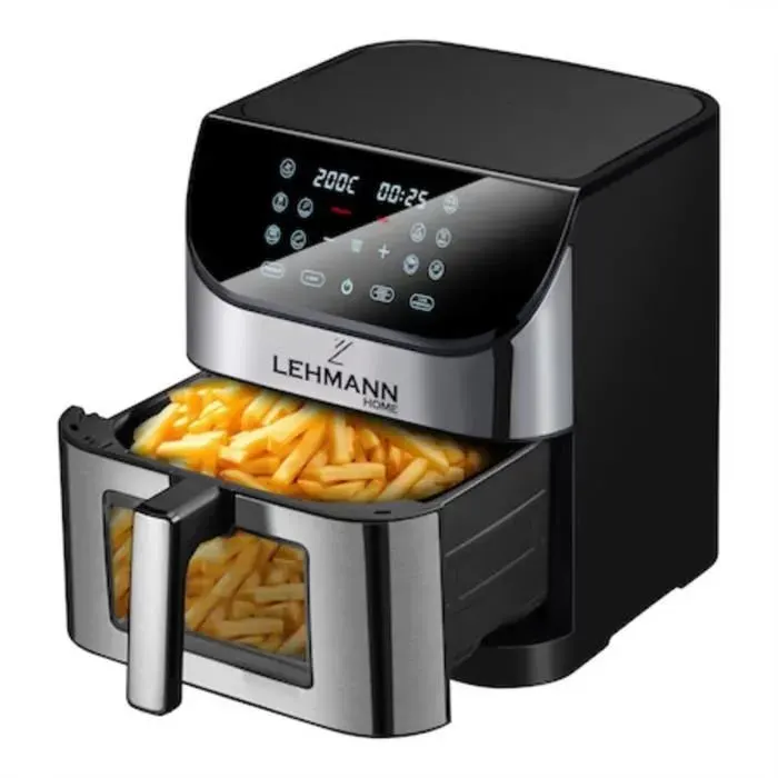 Friteuse sans huile - LEHMANN - Lehmann Tanzi - 8 L - 1800 W - Affichage digital