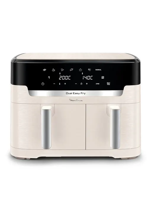 Friteuse sans huile Moulinex Easy Fry Dual XXL Collection Ivoire EZ942AF0