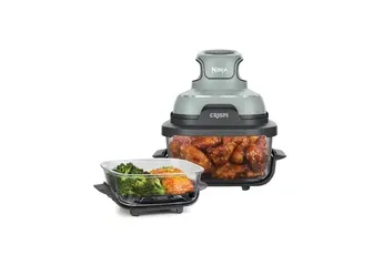 Friteuse sans huile Ninja Crispi Airfryer en verre FN101EUSG Vert Gris