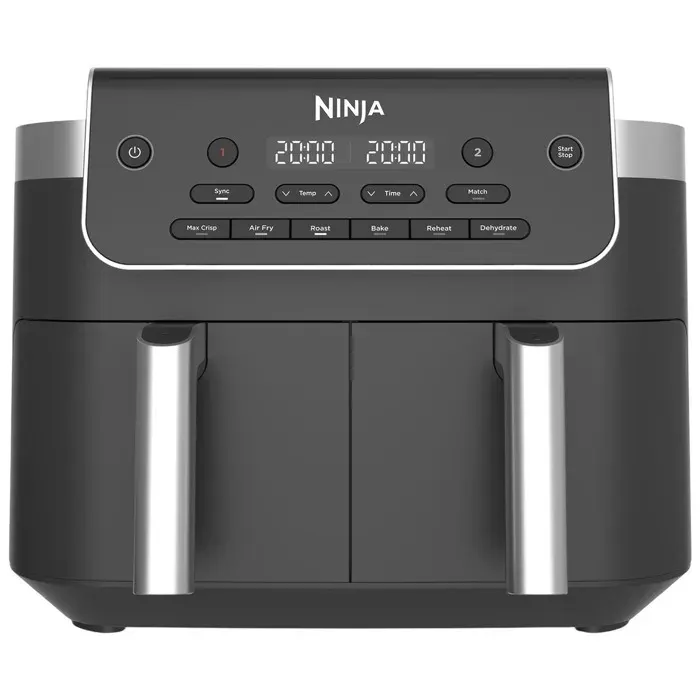 Friteuse sans huile Ninja DZ801EU Foodi Max Dualzone 6-en-1 7,6L Noir — vue 2