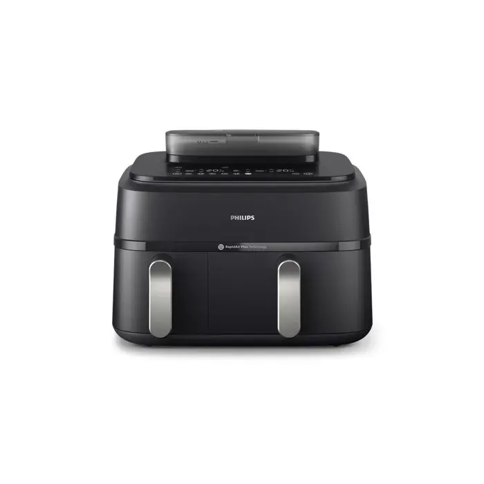 Friteuse sans huile Philips NA551/00 5000 Series - double bac 9 l noire
