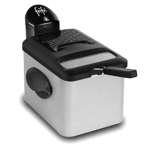 Friteuse semi-professionnelle FRIFRI Duofil - 35 L - 3200 W - Gris - 1 kg