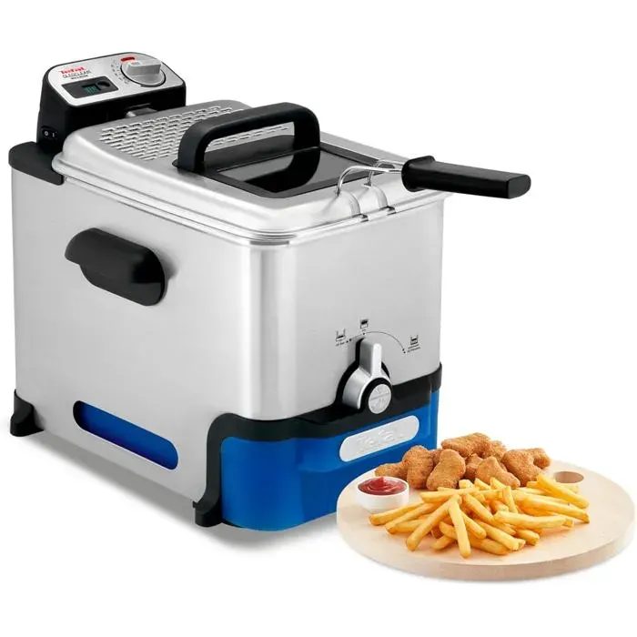 Friteuse semi-professionnelle - Oleo Clean LTS0830KQZG1B - 35L - 2300W - Filtration automatique — coloris Gris