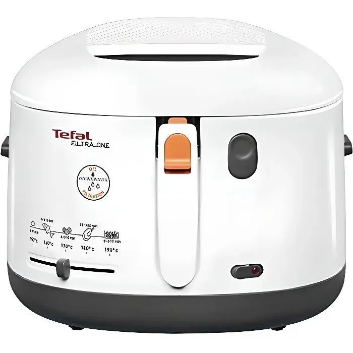 Friteuse - TEFAL - One Filtra FF1631 - 21 L - 1900 Watt - Blanc