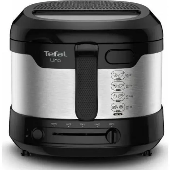 Friteuse Tefal Uno - TEFAL - FF215D - 1600 Watt - Noir - Capacité 1 kg