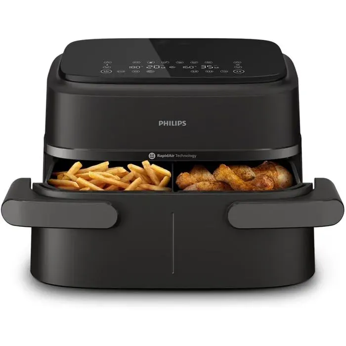 Friteuse - VERSUNI - Philips Air Fryer Series 1000 - 7.1L - Technologie RapidAir - 10 Modes de Cuisson