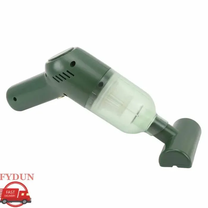 FYDUN Aspirateur à main pour poils danimaux Aspirateur à main sans fil pour poils danimaux Compact animalerie brossage Vert