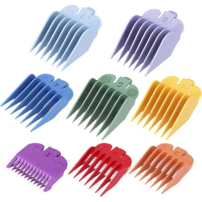 Gaine de rechange pour tondeuse à cheveux professionnelle 8 couleurs et peigne limitation taille.