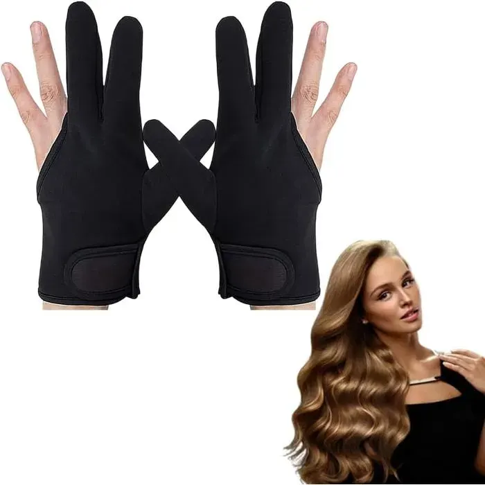 Gants De CoiffureGants DIsolation De CoiffurePour Coiffer Les Cheveux Avec Un Fer À Lisser