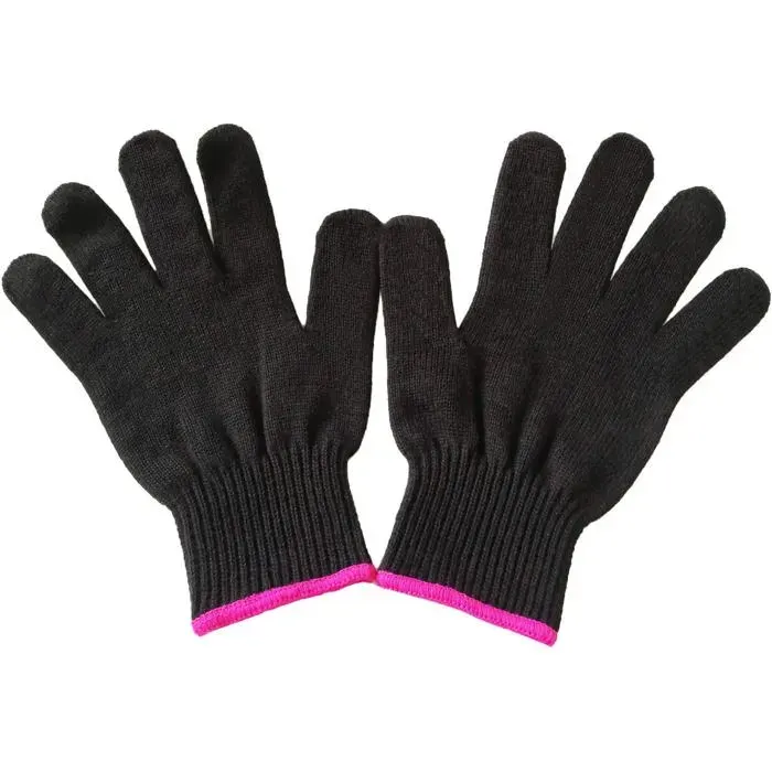 Gants Professionnels Résistants À La Chaleur Pour Coiffer Les Cheveux - Blocage De La Chaleur Pour Le Bouclage Le Fer À Lis[FF239]