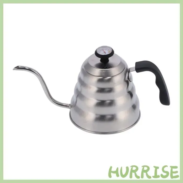 Garosa cafetière en acier inoxydable Bouilloire à café Professionnelle Bouilloire à Col de Cygne 1200ML en articles distributeur