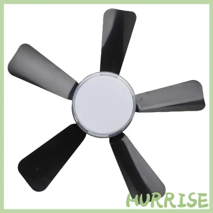 Garosa Ventilateur de plafond LED ( )Ventilateur De Plafond Avec Lumière 3 Couleurs Dimmable Calme LED Vent deco led Noir