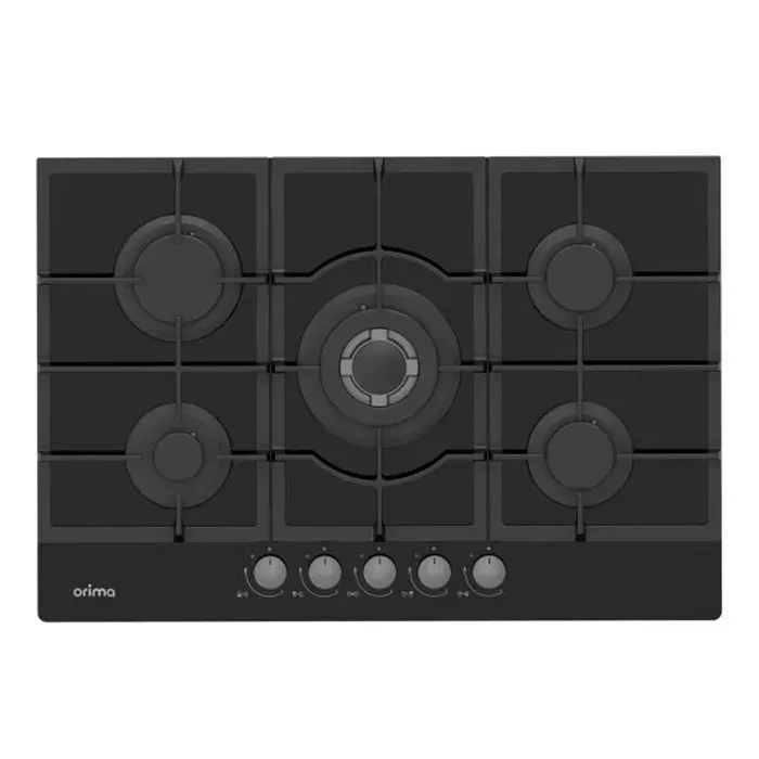 Gas plate Orima ORQ475VG Black — coloris Noire