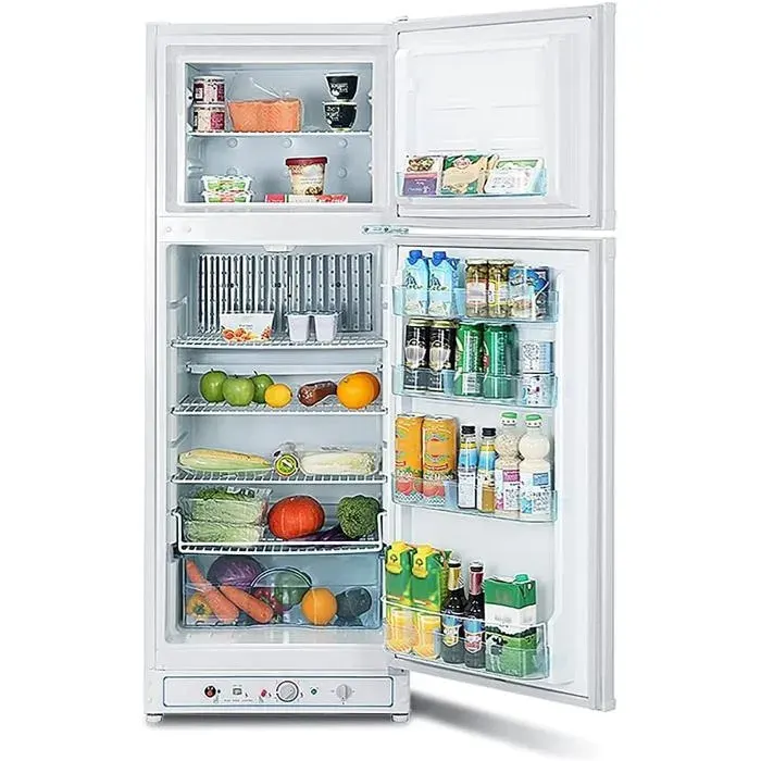 Gas Réfrigérateur -265L - 220V/Gaz - 2 Voies-Avec Congélateur Frigo - RV Camping