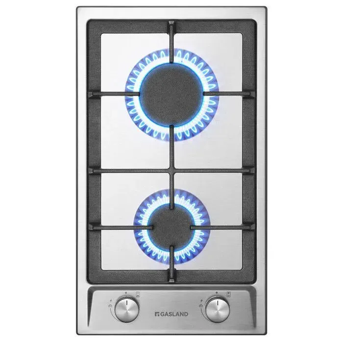 GASLAND GH30SF Plaque de Cuisson Gaz 2 Feux Plaque gaz Inox 30 cm Gaz Naturel/GPL