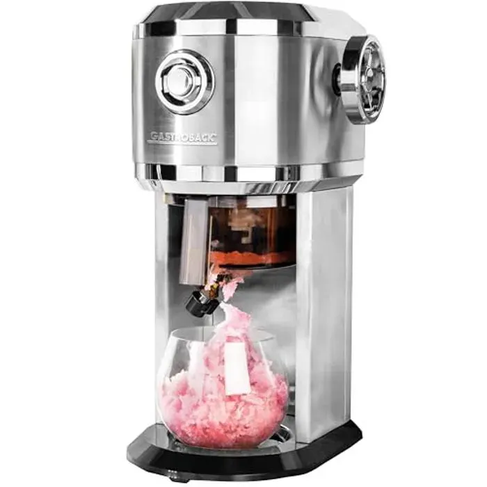 GASTROBACK Machine à granité pour la maison - Machine à glace - Pour cocktail glacé cônes de neige granité et glace pilée