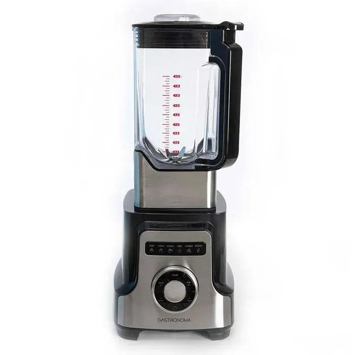 Gastronoma 18180001 - Blender Haute Puissance 2000W - Bol Tritan 2L Sans BPA
