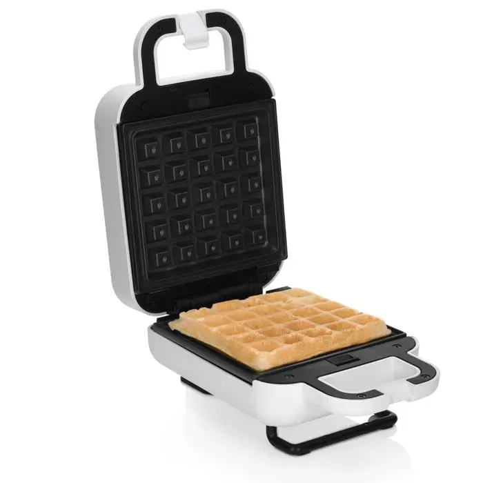 Gaufrier 3 en 1 pour gaufres beignets et toasts blanc Vafflor DUKA