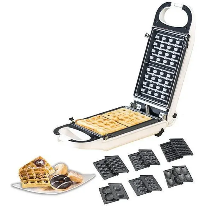 Gaufrier 6 en 1 avec revêtement antiadhésif CM-550 700 W