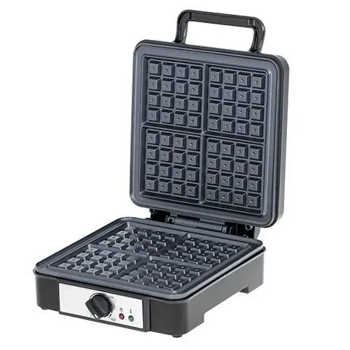 Gaufrier - Adler - 3049 - 1800W - 4 gaufres - Revêtement antiadhésif