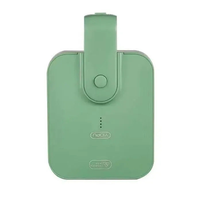 Gaufrier antiadhésif 650W - GOTOSEEU - Mini appareil à sandwich et croque-monsieur - Vert