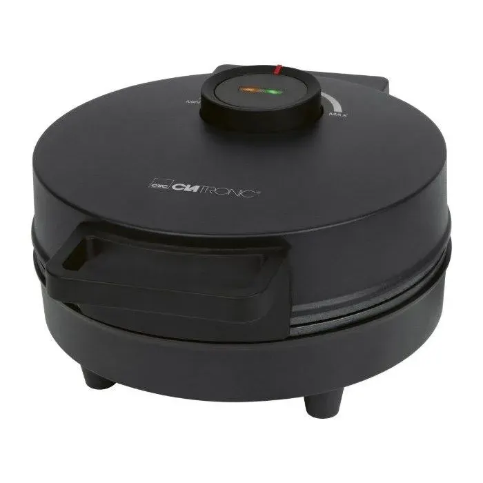 Gaufrier - CLATRONIC - WA 3832 - Forme cœur - 1200 W - Noir — coloris Noire