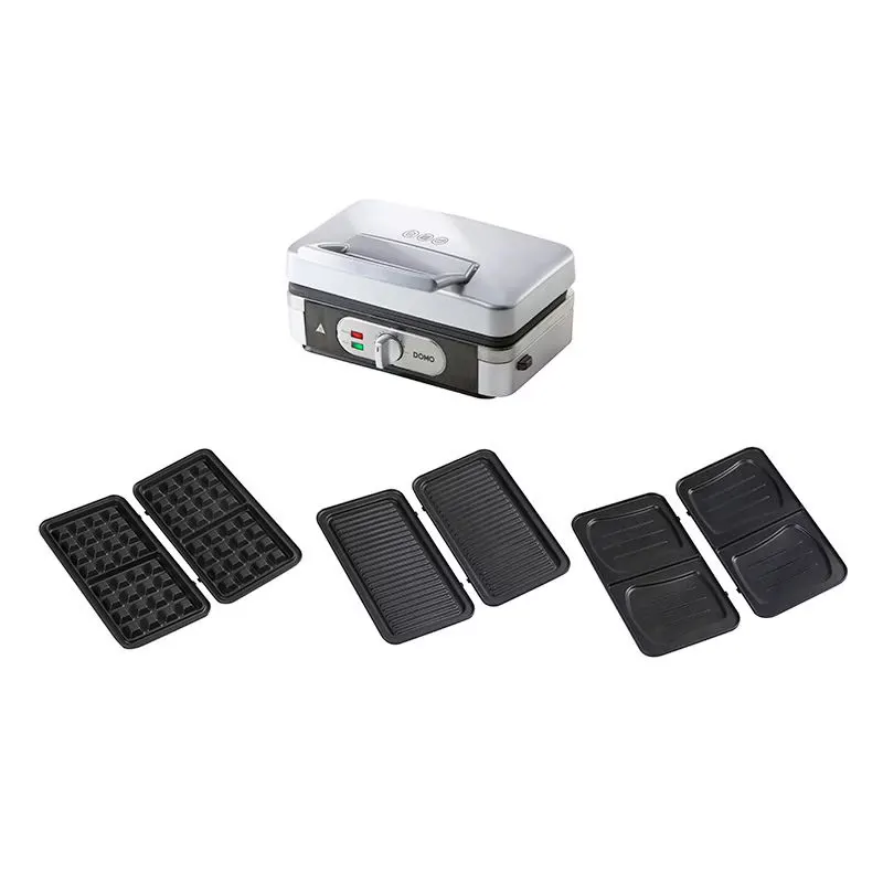 Gaufrier Domo + Croque Monsieur + Grill - Do9264c — coloris INOX