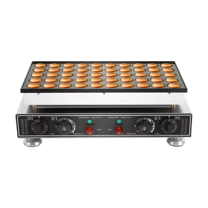 Gaufrier Électrique 50 Trous 1800 W Température Réglable de 50 à 300 °C Machine à Pâtisserie pour Cuisine Restaurant Dessert