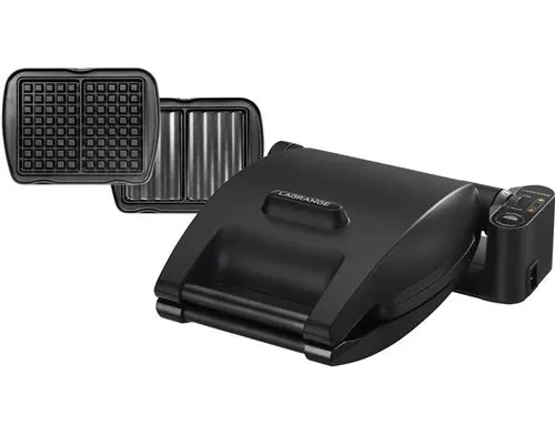 Gaufrier et croque-monsieur Lagrange Premium 019462 1200 W Noir