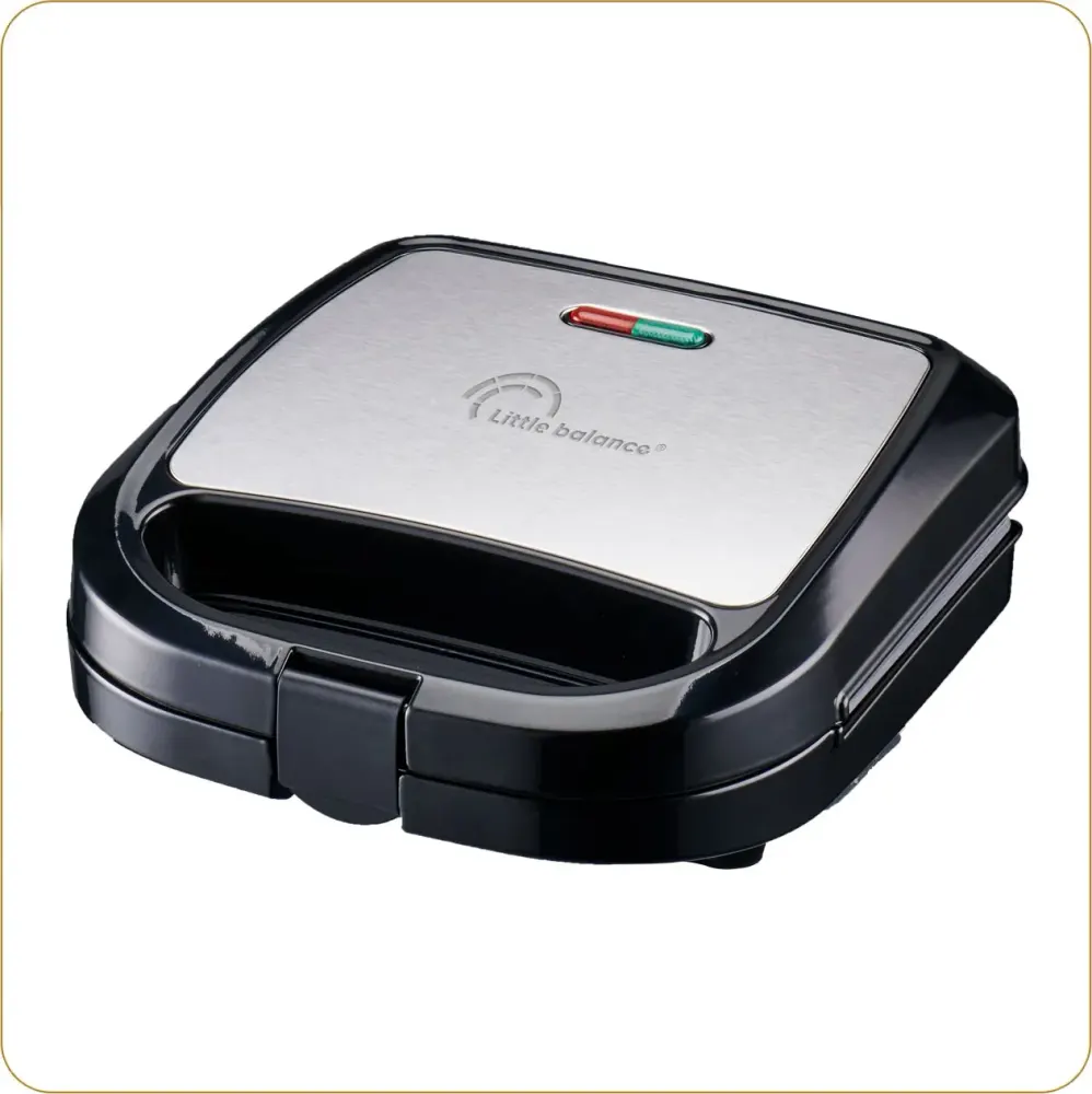 Gaufrier LITTLE BALANCE - Happy Gaufres - Revêtement antiadhésif sans PFAS - 750W