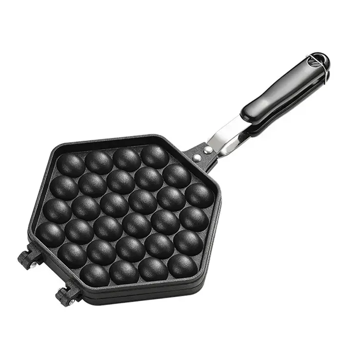 Gaufrier multifonctionnel-modèle domestique et professionnelà gaz ou électrique avec plaques amovibles pour la cuisson de boules