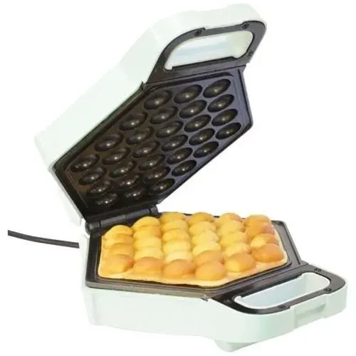 Gaufrier - SCRAPCOOKING - Bubble - Waffle Factory - 700W - Vert tendre