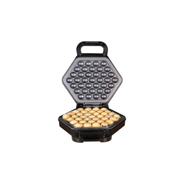 Gaufrier - Unold - Bobby Bubble - 700W - Noir/Argent - Forme Hexagonale
