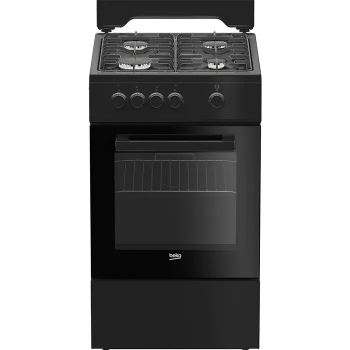 Gazinière Beko FSG522DBC 68 L Noir — vue 3