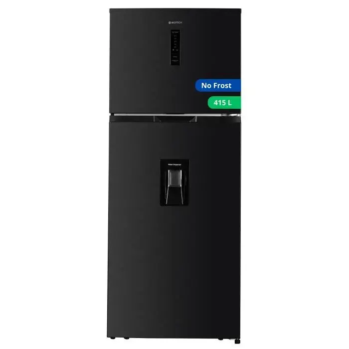 GEDTECH Réfrigérateur combiné congélateur haut 415L GDP415NFDX - Distributeur deau - No Frost - Dark inox