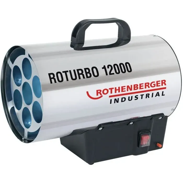 Générateur dair chaud - ROTHENBERGER - Roturbo 12000 - 12 kW - Bas - Gris