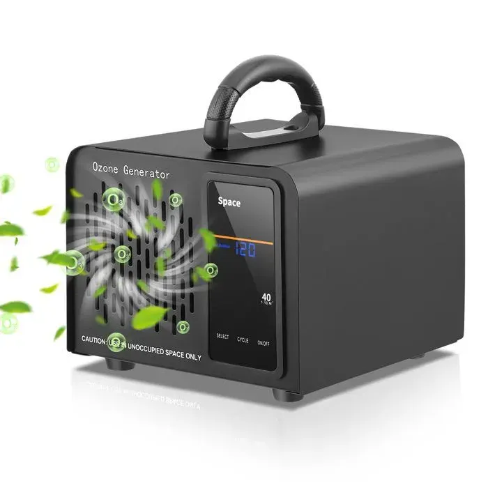 Générateur DOzone Domestique 60000Mg / H400㎡120 Min TimerÉcran TactileGénérateur DOzone Purificateur Pour MaisonVoiture