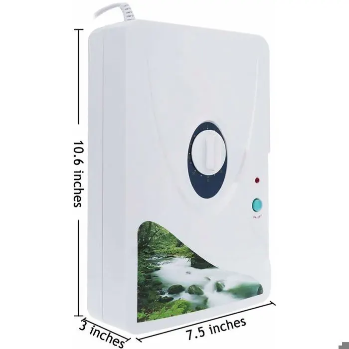 Générateur dozone portable 600 mg/h purificateur air/eau/huile Label