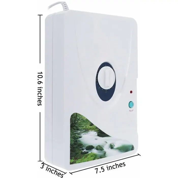 Générateur Dozone Portable 600 Mg / HGénérateur Dozone Polyvalent et Ozonateur Dhuile Deau et Dair Purificateur