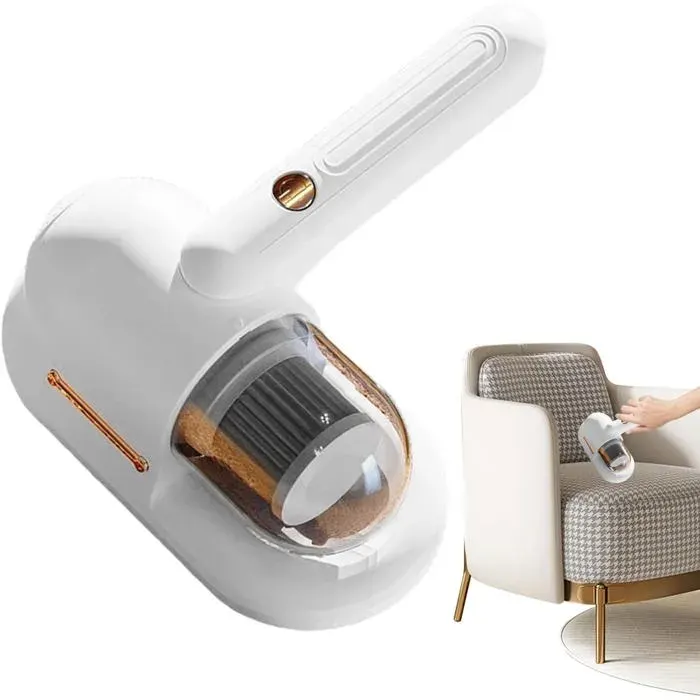 Générique Aspirateur pour Nettoyeur de Compact sans Fil Léger pour Surfaces Textiles Lits Canapés Tapis Nettoyage Domestique