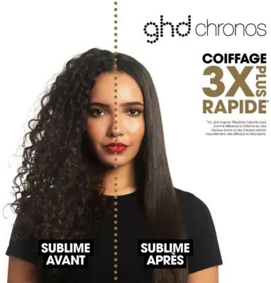 Ghd - Lisseur Chronos Blanc : Coiffage Haute Définition 3x Plus Rapide Pour Des Résultats Brillants Et Durables — vue 3