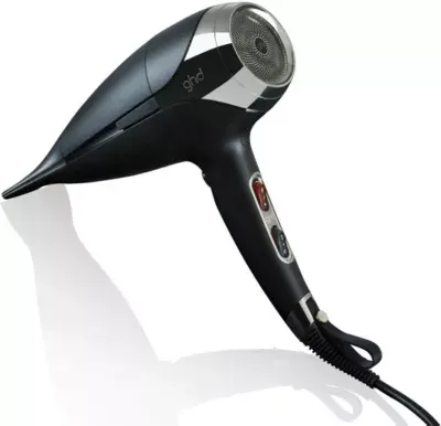 Ghd - Sèche Cheveux Professionnel Helios Noir : Technologie Aeroprecis Pour Un Séchage Rapide Et Un Contrôle Absolu