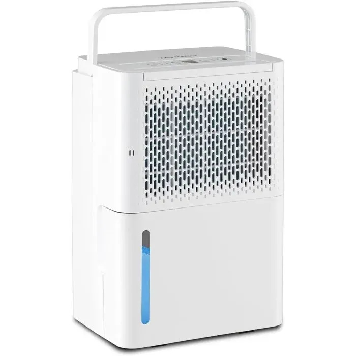 GIANTEX Déshumidificateur Domestique 12L/Jour 15 m²-Mode Continu-Séchage-Auto-Minuterie 24H-Réservoir dEau 21L