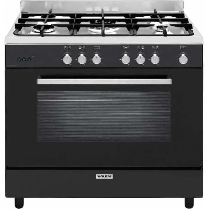 Glem - Piano De Cuisson Gaz Ge960cmbk2 — vue 3