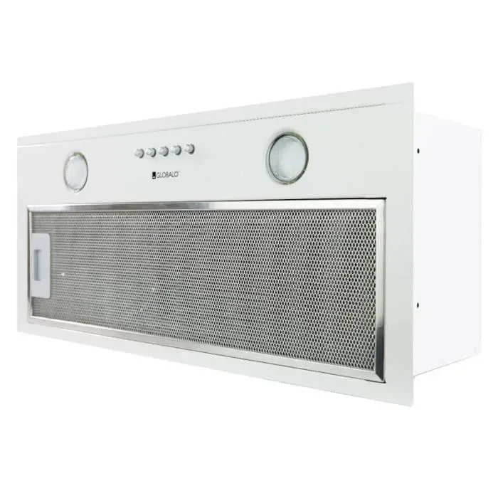 GLOBALO Delico 60.1 Hotte de cuisine encastrée en acier Blanc - DELICO601WHITE