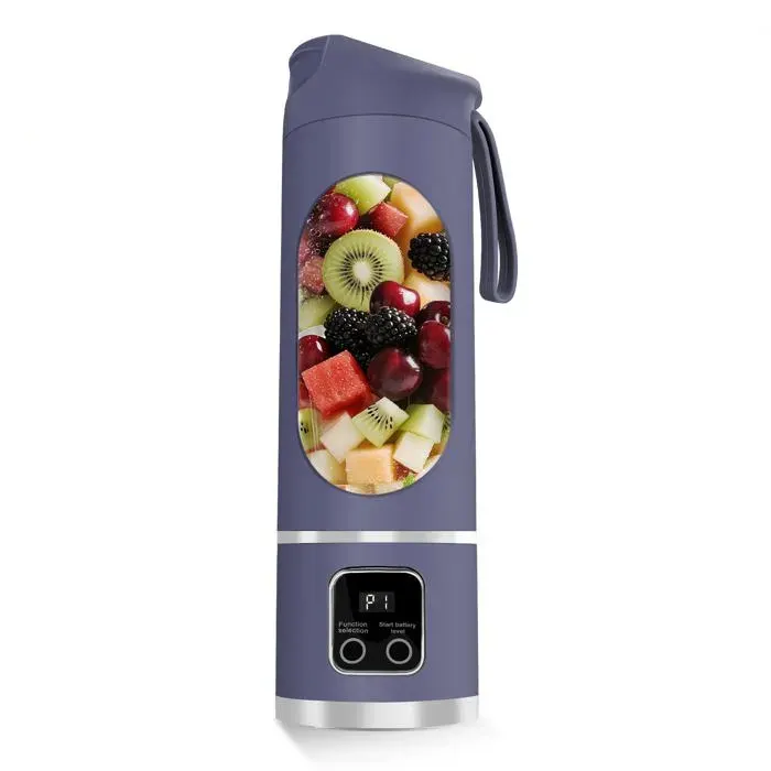 Gobelet mixeur portable - GRANDSALEY - 500 ml - 12 lames inox 304 - Rechargeable USB‑C - Écran LED 3 modes