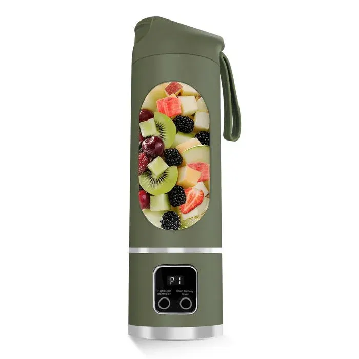 Gobelet mixeur portable - SONGHUI - 500 ml - 12 lames inox - 50 W - USB rechargeable