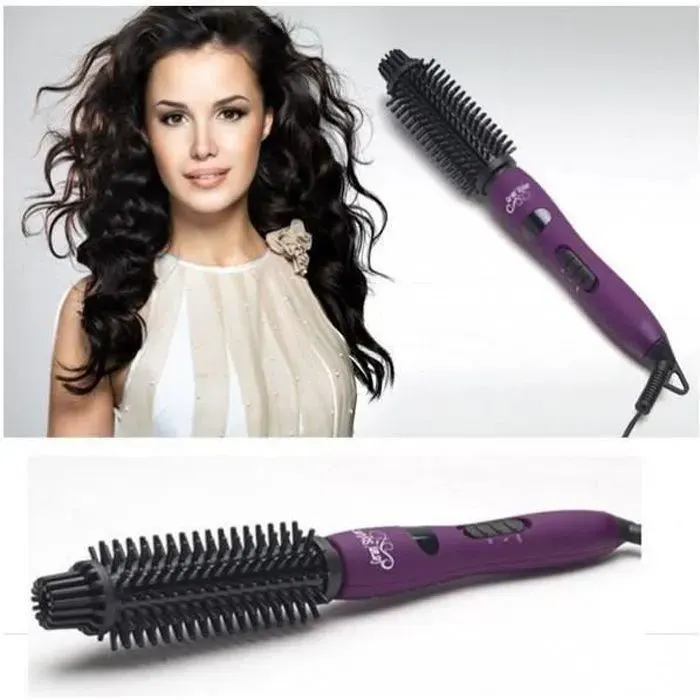 GOD05995-Brosse cheveux chauffante Ceram Styler BROSSE SOUFFLANTE